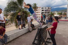 Los deportes extremos fueron protagonistas en la clausura de las escuelas Vértigo