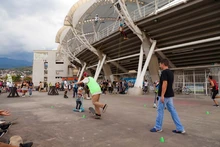 Los deportes extremos fueron protagonistas en la clausura de las escuelas Vértigo