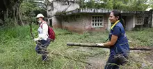 Más de 100 personas se pusieron la camiseta para limpiar la quebrada Isabel Pérez