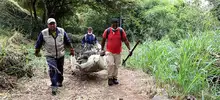 Más de 100 personas se pusieron la camiseta para limpiar la quebrada Isabel Pérez