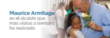Maurice Armitage  es el alcalde que más visitas a territorio ha realizado
