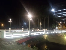 Cali sigue brillando con la iluminación ornamental de sus fuentes y monumentos 