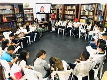Tertulias literarias entre estudiantes de Antioquia y Valle del Cauca enriquecen la interacción educativa 