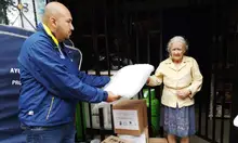 Gestión del Riesgo entrega ayuda humanitaria a afectados por incendio estructural