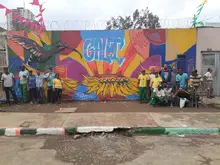 Cali ya tiene su Calle de la Alegría, la pintaron habitantes de calle en proceso de resocialización