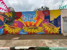 Cali ya tiene su Calle de la Alegría, la pintaron habitantes de calle en proceso de resocialización