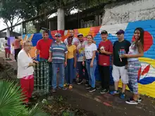 Mural le cambió la cara a un colegio en Las Delicias con Urban 95