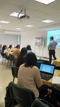 Fotos sesión 2 taller Introducción al Diseño y Desarrollo de Cuestionarios
