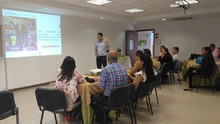 Fotos sesión 2 taller Introducción al Diseño y Desarrollo de Cuestionarios