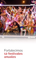 Fortalecimos 12 festivales anuales