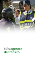 Más agentes de tránsito