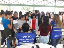 Brigada social en I.E. Carlos Holguin Lloreda