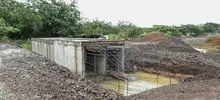 Avances en puentes sobre el río Lili en la avenida Ciudad de Cali son notorios