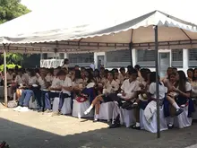 Liceo Departamental de Cali realizó la entrega de símbolos a nuevos estudiantes de grado 11 
