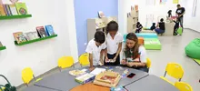 Niños de La sede educativa la Presentación  recibieron con poesía su biblioteca escolar