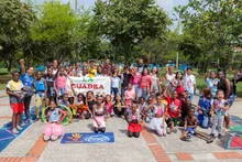 Te contamos cómo los niños y niñas de Valle Grande juegan al piso 