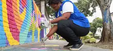 Caleños se apropian de su entorno en el barrio Las Delicias con Urban 95 Cali