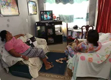 Así se vive con la renovada esperanza de una vida lejos de la guerra y en una vivienda digna