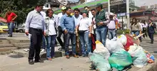 Con recorrido por sitios críticos, Administración Municipal le madruga al problema de las basuras