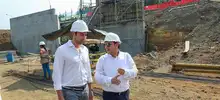 Juan Diego Flórez visita obra carrera 100 con calle 25