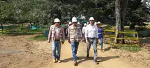 Juan Diego Flórez visita obra carrera 100 con calle 25