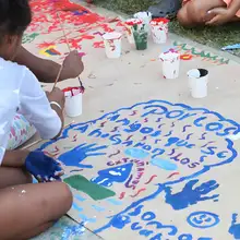 Encuentro de diálogo social entre la Alcaldía de Cali y la comunidad, para identificar problemas en la Comuna 21