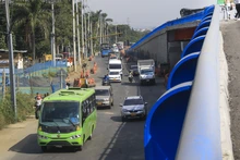 En la obra a desnivel de la autopista Simón Bolívar con carrera 100 se deben hacer adecuaciones previendo el Tren de Cercanías