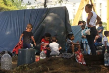 Para brindar soluciones humanitarias, Gobierno Ospina hizo jornada de sensibilización en asentamiento de migrantes venezolanos