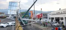 Gestión del Riesgo, Seguridad y Bomberos atendieron emergencias por caída de valla en el sur de Cali