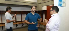 Comisión del fútbol brasilero visitó “el Pascual”, donde la Canarinha jugará su primer partido de Copa América