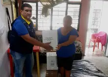 Ayuda humanitaria llega a familias afectadas por vendaval e incendio estructural