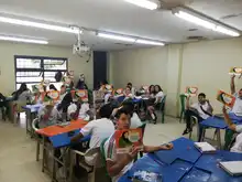 Instituciones educativas oficiales fueron dotadas con módulos de brújula, aceleración y caminar, en secundaria 