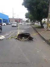 Jornada de mantenimiento vial se realizó en el barrio Belalcázar