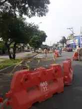 Jornada de mantenimiento vial se realizó en el barrio Belalcázar