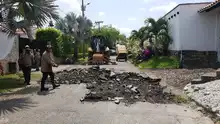 Grupo operativo de mantenimiento vial intervino zona rural y urbana