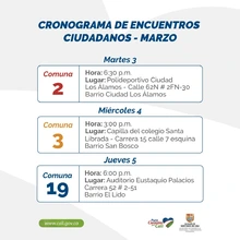 ¡Por y para los caleños!: Inician los encuentros ciudadanos
