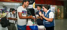 Pasajeros de buses intermunicipales se “vacunaron” contra el Coronavirus en la Terminal de Transportes de Cali 