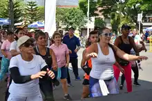 Con maratón de aerorrumba, la Ciclovida conmemora el Día de la Mujer