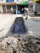 Rehabilitación de malla vial continúa en la comuna 17