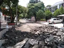 Embellecen zonas aledañas al estadio para la Copa América