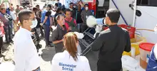 Habitantes de calle y adultos mayores reciben alimentos y kit de prevención contra el contagio de Coronavirus