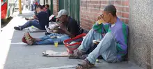 Habitantes de calle y adultos mayores reciben alimentos y kit de prevención contra el contagio de Coronavirus