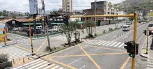 Así se vive el primer día del toque de queda en el centro de Cali
