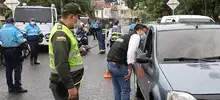Controles viales en Mojica para el cumplimiento del Decreto de emergencia sanitaria