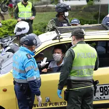 Controles viales en Mojica para el cumplimiento del Decreto de emergencia sanitaria