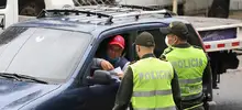 Controles viales en Mojica para el cumplimiento del Decreto de emergencia sanitaria