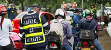 Controles viales en Mojica para el cumplimiento del Decreto de emergencia sanitaria