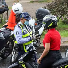 Controles viales en Mojica para el cumplimiento del Decreto de emergencia sanitaria