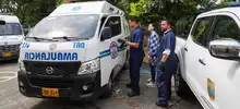 Inició desinfección de vehículos del sector oficial y médico