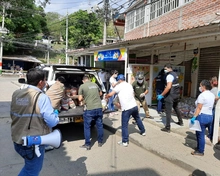 Dagma distribuyó ayudas alimentarias zonas rurales y vulnerables especiales de Santiago de Cali 